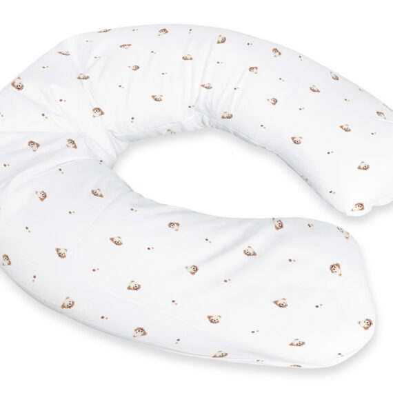 BABYMATEX Vankúš na dojčenie polohovací Relax Jersey 190cm Medvedík