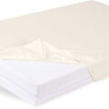 BABYMATEX Plachta napínacia Jersey 60x120cm ecru, slonová kosť