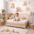 BABYMATEX Plachta napínacia Jersey 60x120cm Medvedík