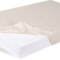 BABYMATEX Plachta napínacia Jersey 60x120cm svetlo béžová