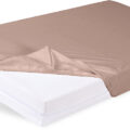 BABYMATEX Plachta napínacia Jersey 60x120cm svetlo hnedá
