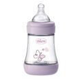 CHICCO Fľaša dojčenská antikoliková Perfect5 150 ml dievča pomalý prietok 0m+