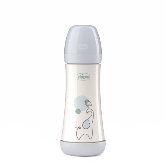 CHICCO Fľaša dojčenská antikoliková Perfect5 300 ml neutral rýchly prietok 4m+