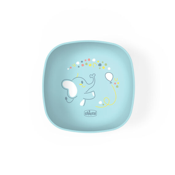 CHICCO Miska s vekom stohovateľná blue 6m+