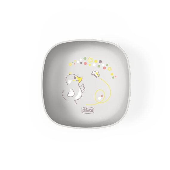 CHICCO Miska s vekom stohovateľná grey 6m+