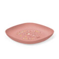 CHICCO Set jedálenský - miska a tanier pink 12m+