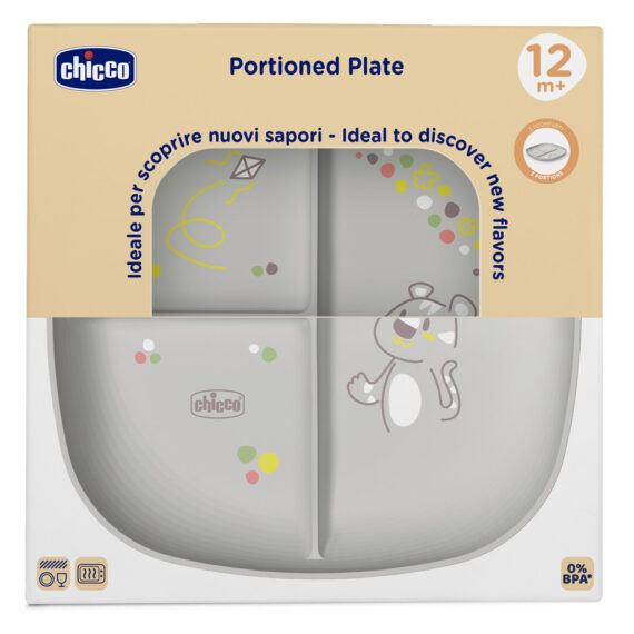 CHICCO Tanier delený grey 12m+