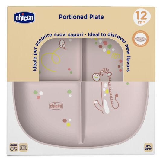 CHICCO Tanier delený pink 12m+