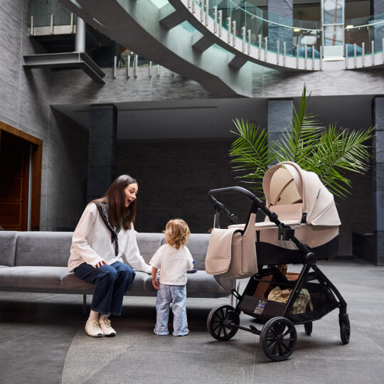 KINDERKRAFT Kočík kombinovaný Vesto 2 3v1 Grey
