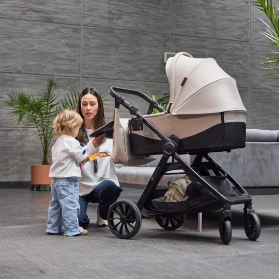 KINDERKRAFT Kočík kombinovaný Vesto 2 3v1 Grey