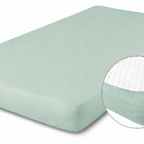 BABYMATEX Plachta napínacia Jersey 60x120cm Sage Green