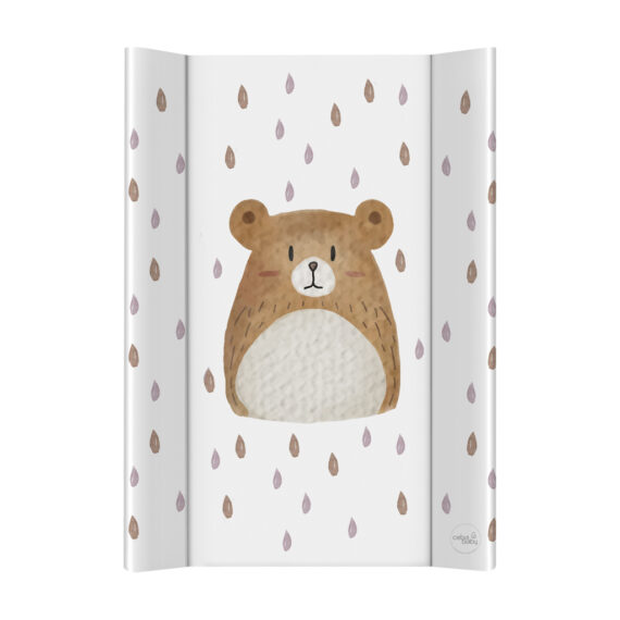CEBA BABY Podložka prebaľovacia 2-hranná s pevnou doskou (50x70) Basic Bear Buddy