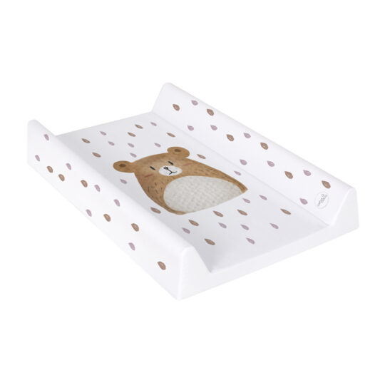 CEBA BABY Podložka prebaľovacia 2-hranná s pevnou doskou (50x70) Basic Bear Buddy