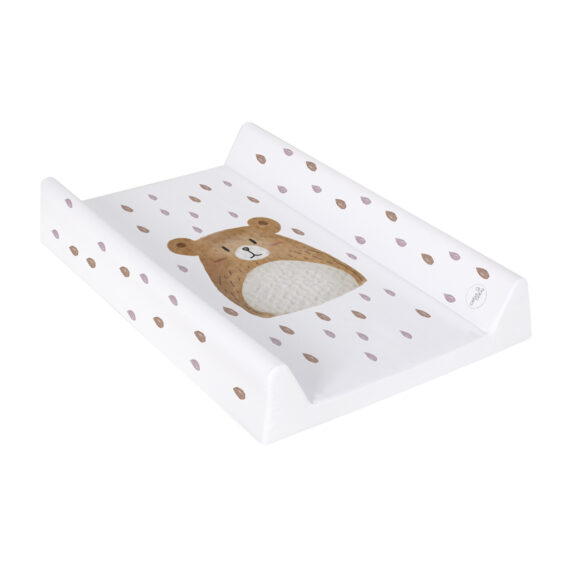 CEBA BABY Podložka prebaľovacia 2-hranná s pevnou doskou (50x70) Basic Bear Buddy