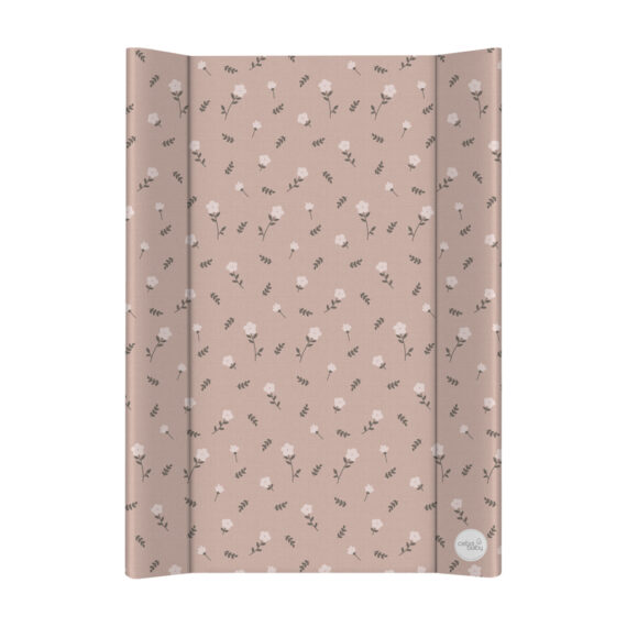 CEBA BABY Podložka prebaľovacia 2-hranná s pevnou doskou (50x70) Basic Petite Blossoms