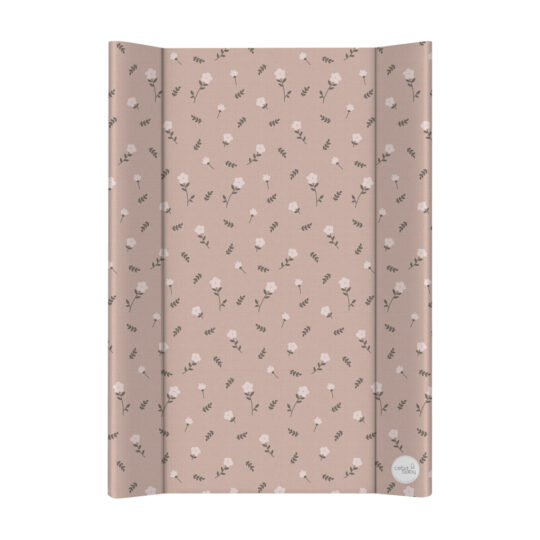 CEBA BABY Podložka prebaľovacia 2-hranná s pevnou doskou (50x70) Basic Petite Blossoms