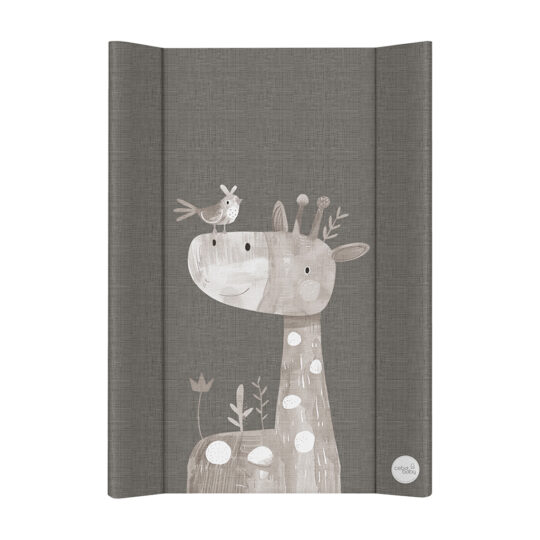 CEBA BABY Podložka prebaľovacia 2-hranná s pevnou doskou (50x70) Ultra Light Friendly Giraffe