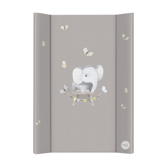 CEBA BABY Podložka prebaľovacia 2-hranná s pevnou doskou (50x70) Ultra Light Little Elephant