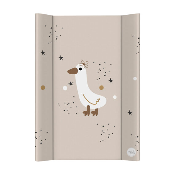 CEBA BABY Podložka prebaľovacia 2-hranná s pevnou doskou (50x70) Ultra Light Star Duck