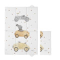 CEBA BABY Podložka prebaľovacia cestovná (60x40) Basic Bunny Driver