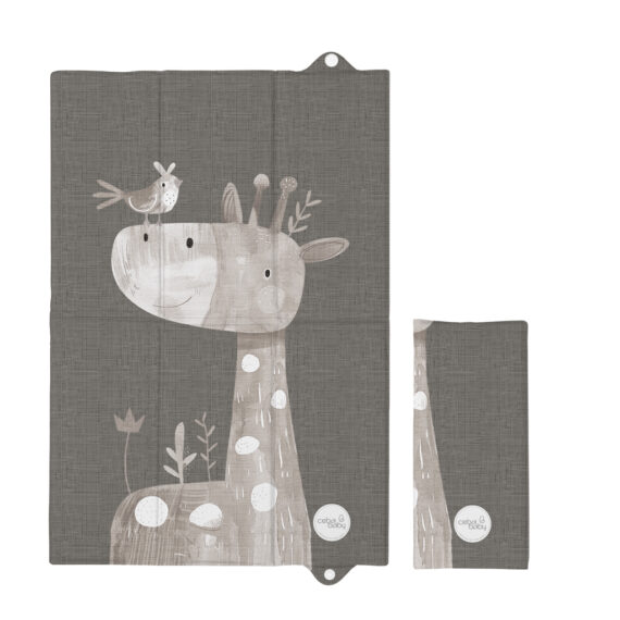 CEBA BABY Podložka prebaľovacia cestovná (60x40) Basic Friendly Giraffe