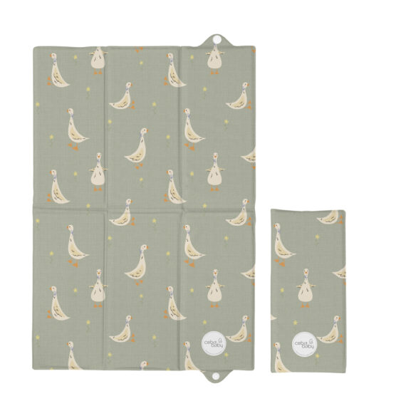 CEBA BABY Podložka prebaľovacia cestovná (60x40) Basic Little Ducks
