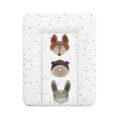 CEBA BABY Podložka prebaľovacia mäkká malá (50x70) Basic Cute Animals