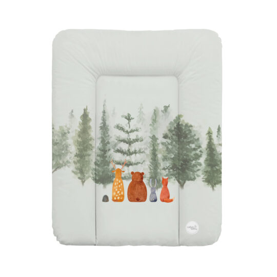 CEBA BABY Podložka prebaľovacia mäkká malá (50x70) Basic Forest Companions