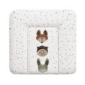 CEBA BABY Podložka prebaľovacia mäkká stredná (75x72) Basic Cute Animals