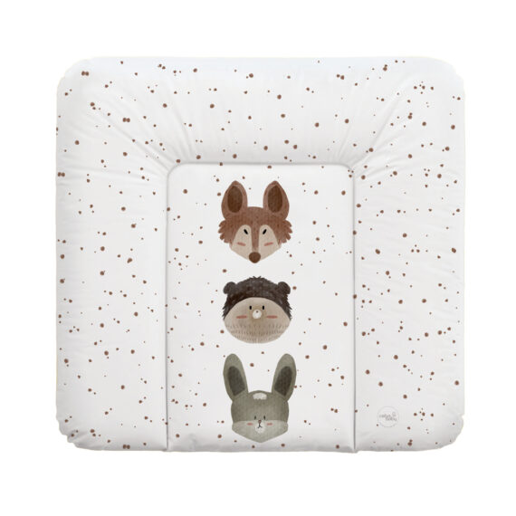 CEBA BABY Podložka prebaľovacia mäkká stredná (75x72) Basic Cute Animals
