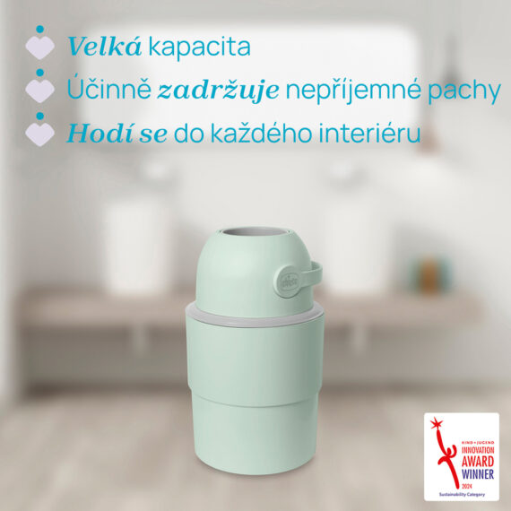 CHICCO Kôš na plienky teleskopický Odour Off na odstránenie zápachu Tundra