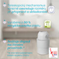 CHICCO Kôš na plienky teleskopický Odour Off na odstránenie zápachu Winter Clouds