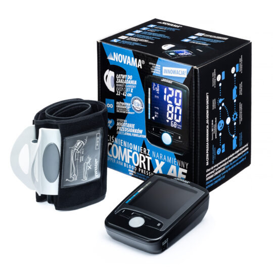 NOVAMA Comfort X Ramenný tlakomer+ Novama Pulmoxi Pulzný oxymeter, Darčeková sada