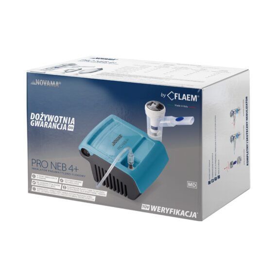 NOVAMA PRO NEB 4+ Kompresorový inhalátor s 4 režimami (Nebulizátor RF9)