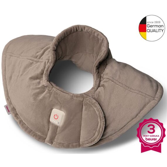 Vyhrievacia podložka na ramená BEURER HK 165 Huggy Smokey taupe
