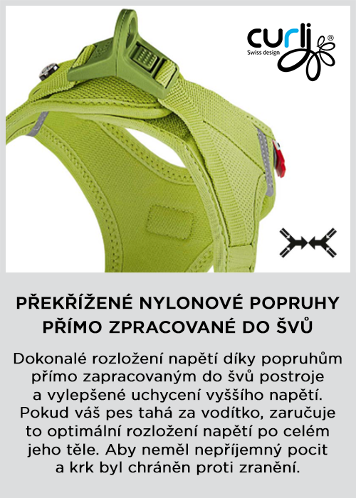 CURLI Postroj pre psov so sponou Air-Mesh Lilac 2XS,  2-4 kg