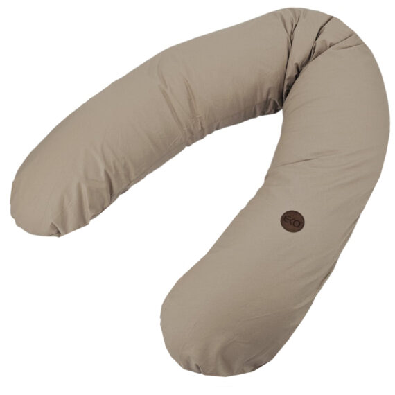 EKO Vankúš na dojčenie bavlnený Dark Beige 180cm