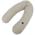 EKO Vankúš na dojčenie bavlnený Velvet Light Beige 180cm