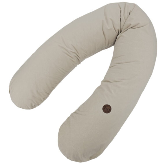 EKO Vankúš na dojčenie bavlnený Velvet Light Beige 180cm