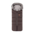 PETITE&MARS Set zimný fusak Arctic 4v1 + rukavice na kočík Furry Rich Brown