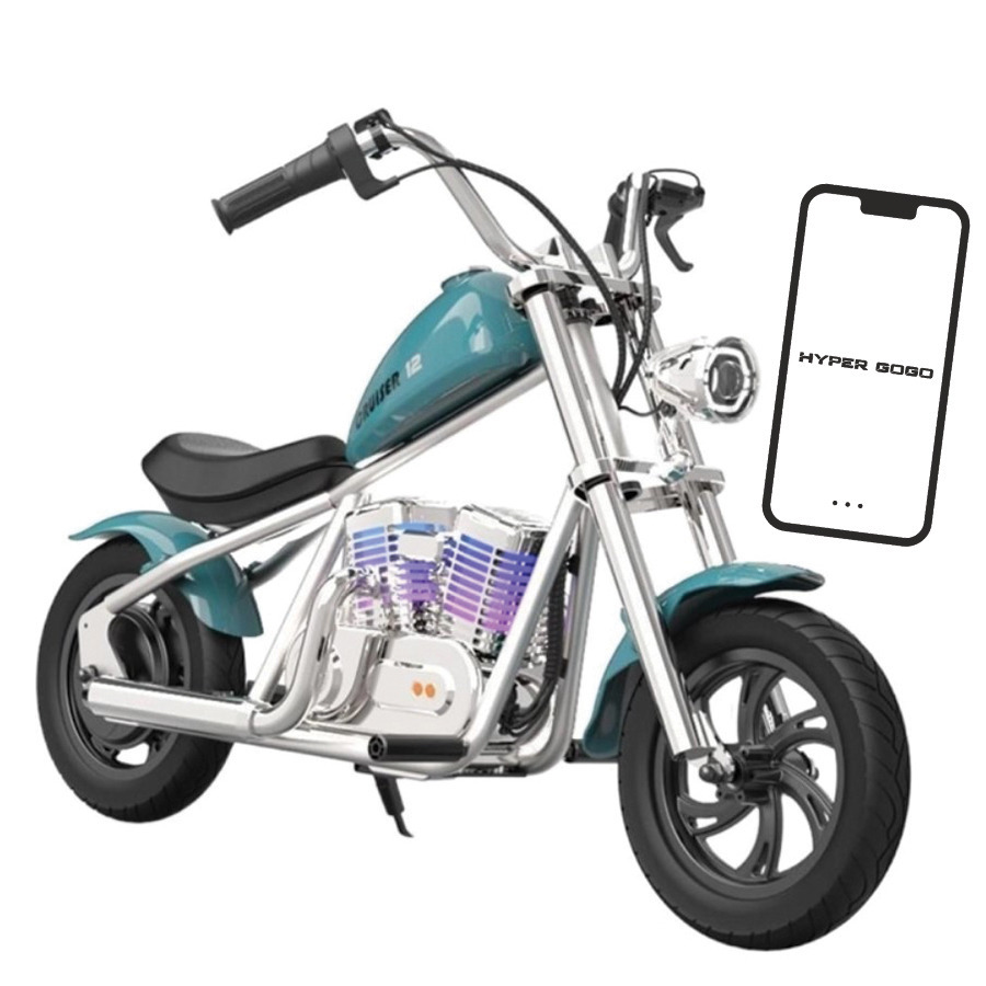 Hyper Gogo Cruiser 12 Plus Detská elektrická motorka s aplikáciou a Bluetooth – Modrá