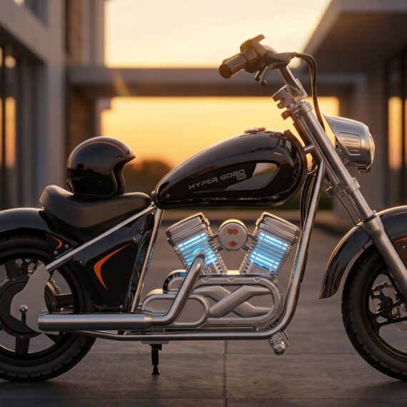 Hyper Gogo M5 Detská elektrická motorka - Čierna