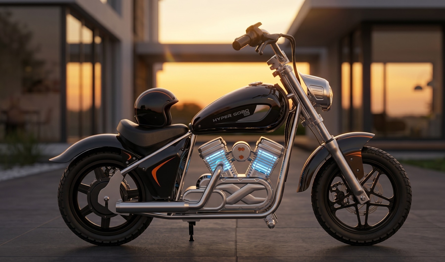 Hyper Gogo M5 Detská elektrická motorka - Čierna