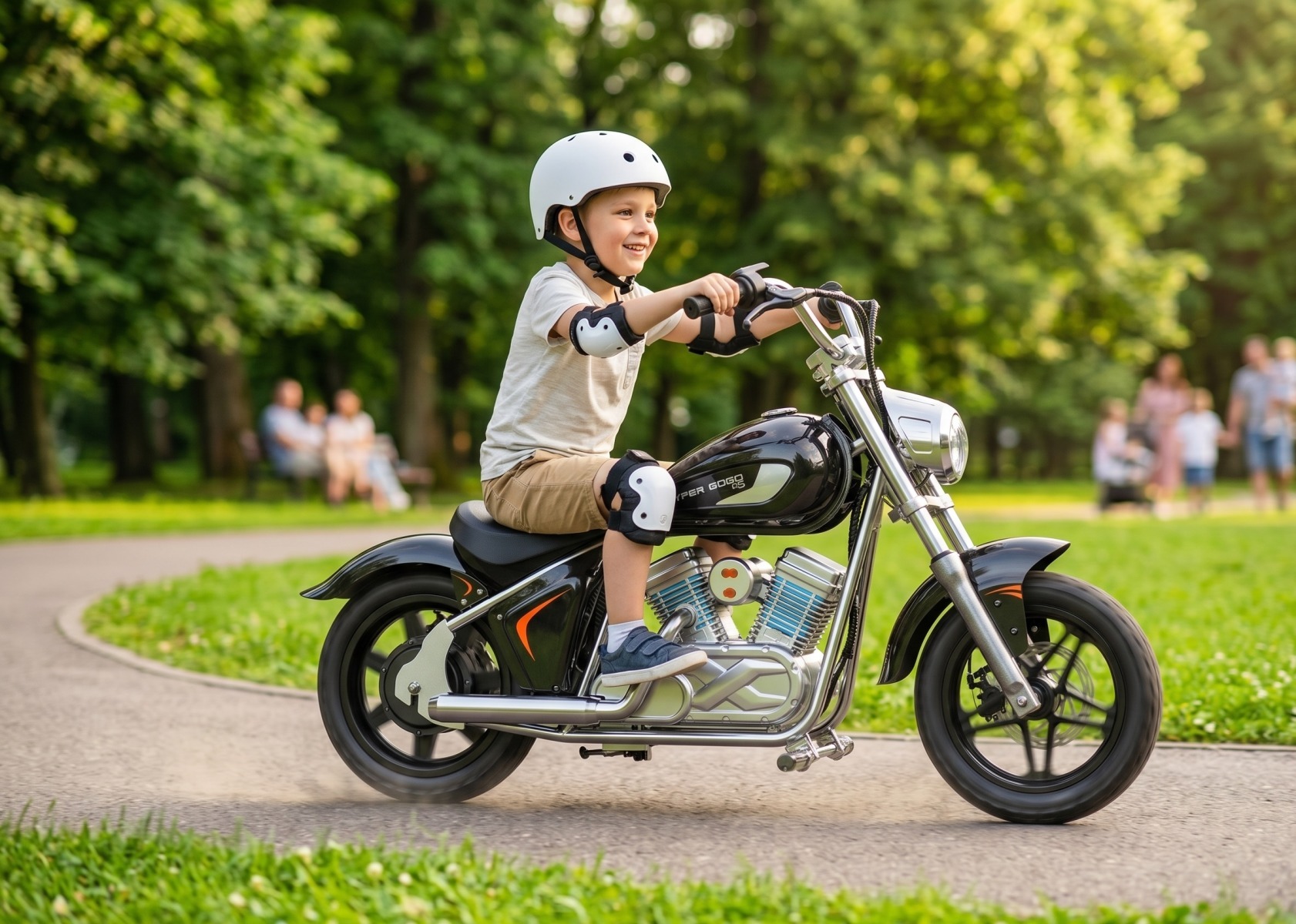 Hyper Gogo M5 Detská elektrická motorka - Čierna