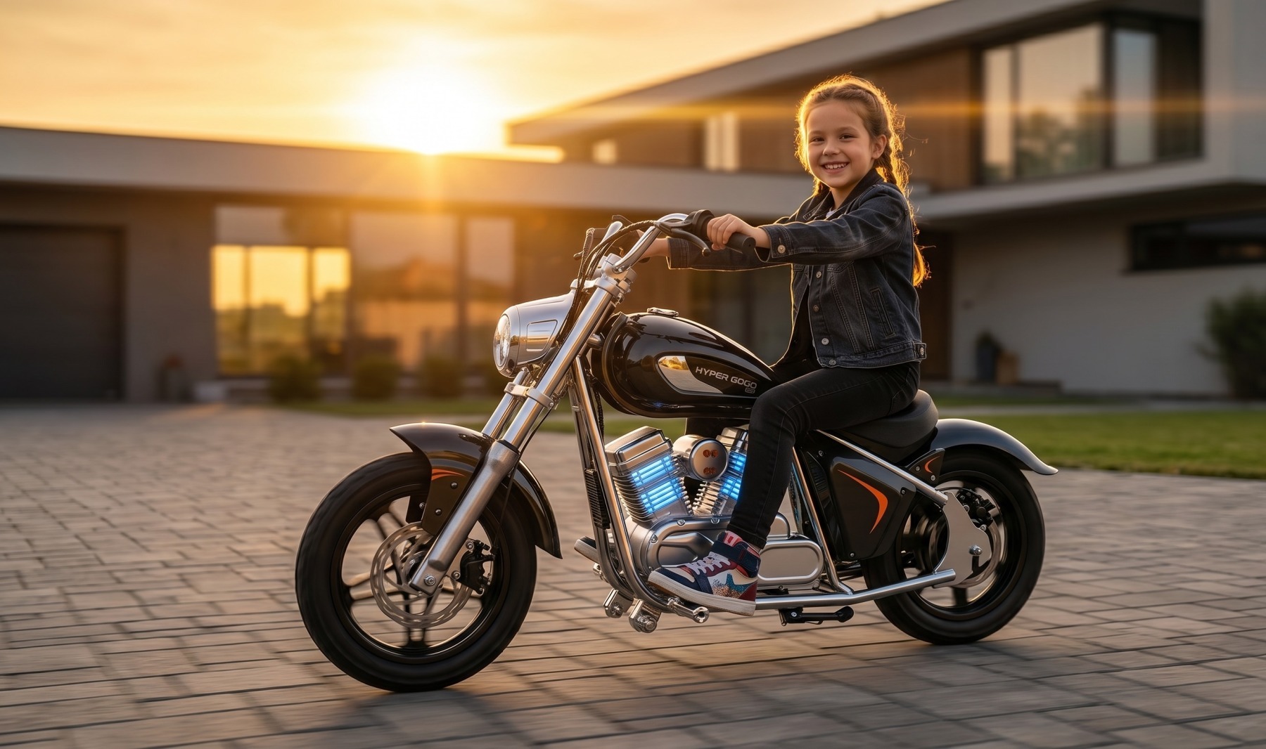 Hyper Gogo M5 Detská elektrická motorka - Čierna