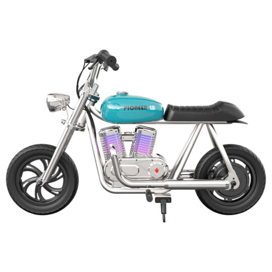 Hyper Gogo Pioneer 12 Plus Detská elektrická motorka s aplikáciou a Bluetooth – Modrá