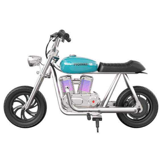 Hyper Gogo Pioneer 12 Plus Detská elektrická motorka s aplikáciou a Bluetooth – Modrá