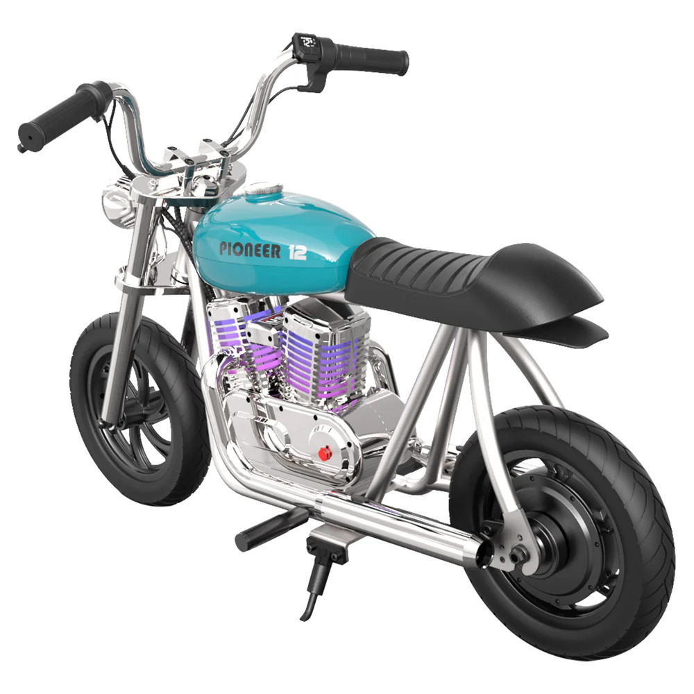 Hyper Gogo Pioneer 12 Plus Detská elektrická motorka s aplikáciou a Bluetooth – Modrá