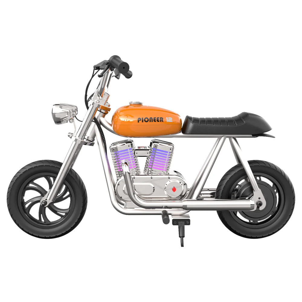 Hyper Gogo Pioneer 12 Plus Detská elektrická motorka s aplikáciou a Bluetooth – Oranžová