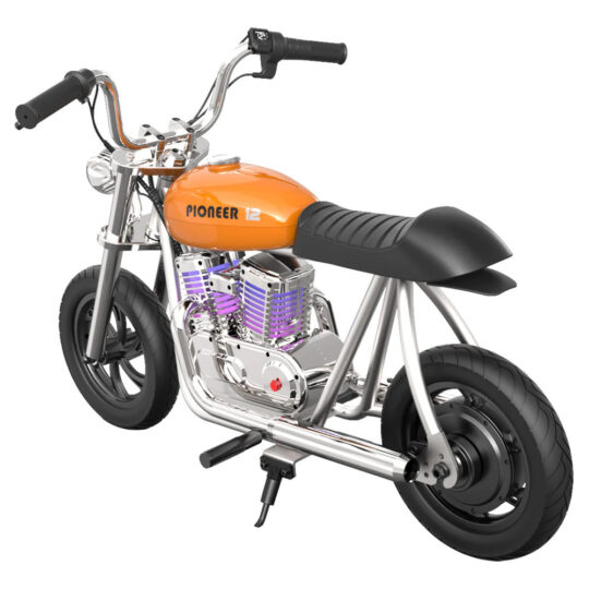 Hyper Gogo Pioneer 12 Plus Detská elektrická motorka s aplikáciou a Bluetooth – Oranžová
